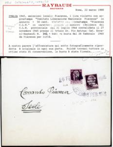 PIACENZA 1945 - 1 lira Imperiale, ... 