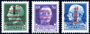 PIACENZA 1945 - 25 cent., 50 cent., 1,25 ... 