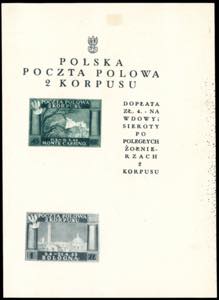 FOGLIETTI 1946 - Foglietto su carta bianca ... 