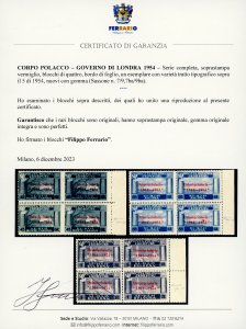 GOVERNO DI LONDRA 1954 - Serie ... 