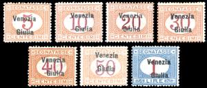 VENEZIA GIULIA SEGNATASSE 1918 - Serie ... 