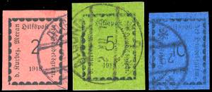 MERANO 1918 - I emissione, serie ... 