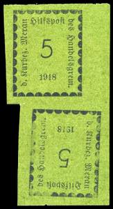 MERANO 1918 - 5 h. oliva coppia ... 