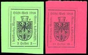 MERANO 1918 - 2 h. e 10 h. I tipo (4/5), ... 