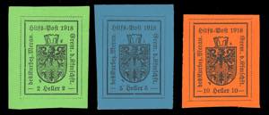 MERANO 1918 - La serie di tre ... 