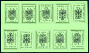 MERANO FOGLIETTI 1918 - 2 h. verde ... 