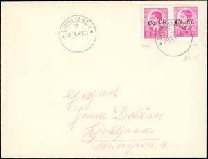 LUBIANA 1941 - 30 d. soprastampa a mano ... 