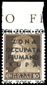 ZONA FIUMANO KUPA 1941 - 10 cent. Imperiale ... 