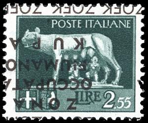 ZONA FIUMANO KUPA 1941 - 2,55 lire ... 