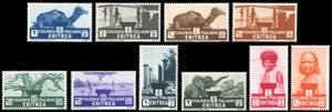 1933 - Soggetti africani (203/212), nuovi, ... 
