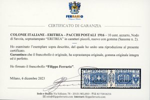 PACCHI POSTALI 1916 - 10 cent. ... 