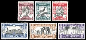 1929 - III Fiera di Tripoli, serie completa ... 