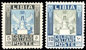 1937 - 5 lire e 10 lire Pittorica, dent. 11 ... 