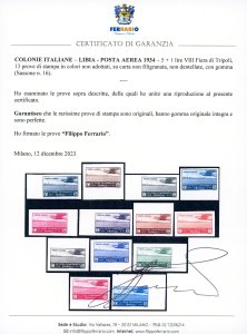 POSTA AEREA 1934 - 5 + 1 lire VIII ... 