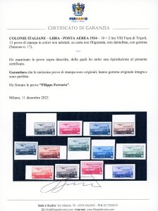 POSTA AEREA 1934 - 10 + 2 lire ... 