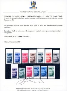 POSTA AEREA 1934 - 25 + 3 lire ... 