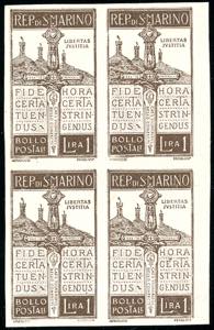 1923 - 1 lira Pro Volontari, prova ... 