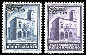 1934 - Palazzetto della Posta soprastampati, ... 