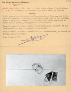 1857 - 1 baj verde grigiastro (2), ... 