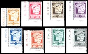 1943 - Ventennale dei Fasci, non emessi, ... 