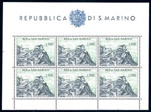1958 - 500 lire Panorama, foglietto (18), ... 