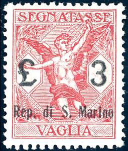 1924 - 3 lire soprastampato (6), nuovo, ... 