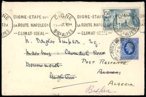 FRANCIA/ITALIA 1908 - Redirected with ... 