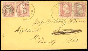 STATI UNITI DAMERICA 1864 - Redirected with ... 