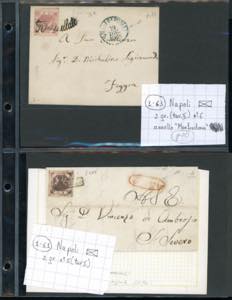 NAPOLI 1858/60 - Bellinsieme di 8 ... 