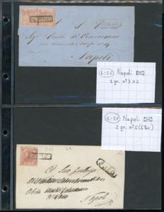 NAPOLI 1858/60 - Bellinsieme di 8 ... 