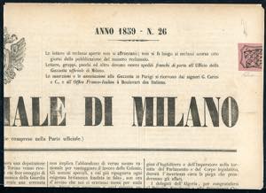 PARMA 1852/1859 - Cinque lettere e ... 