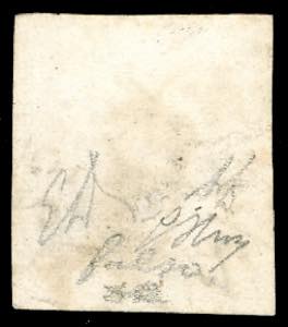 1858 - 30 cent. bruno rossastro, ... 