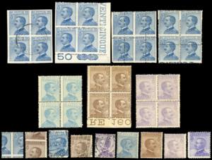 REGNO DITALIA 1908 - Bellinsieme di ... 