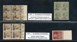 REGNO DITALIA 1908/1925 - Lotto ... 