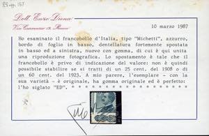 REGNO DITALIA 1908/1925 - Lotto ... 