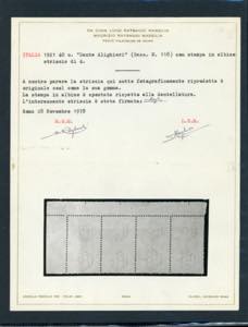 REGNO DITALIA 1921 - Collezione ... 