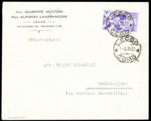 REGNO DITALIA 1934 - Tre buste ed ... 