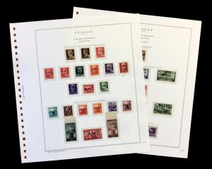 AMG VG 1945/1947 - Collezione di francobolli ... 