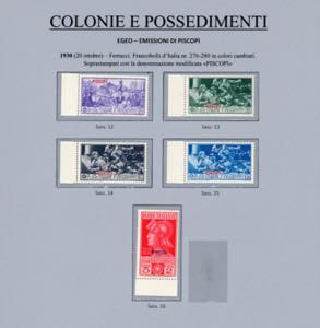 ISOLE DELLEGEO 1930 - Ferrucci, ... 