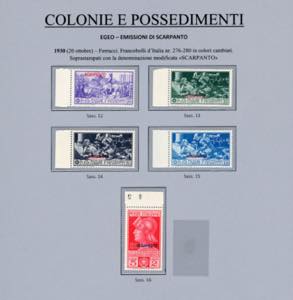 ISOLE DELLEGEO 1930 - Ferrucci, ... 