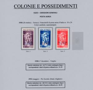 ISOLE DELLEGEO 1930 - Ferrucci, ... 