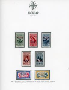 ISOLE DELLEGEO 1932 - Garibaldi, ... 