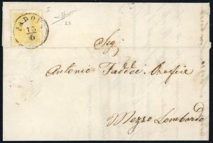 1860 - 2 soldi giallo, I tipo (23), ... 