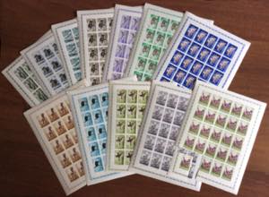 ROMANIA 1956 - Selvaggina, serie completa di ... 