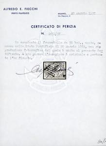 1864 - 50 baj azzurro oltremare ... 