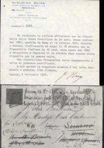 1867 - 20 cent. rosso bruno (17), ... 