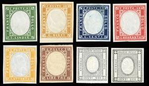 1863 - Quarta emissione, serie completa ... 