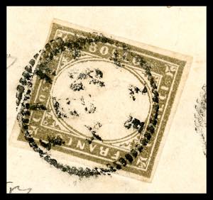 1861 - 10 cent. grigio bistro ... 