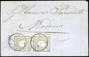 1861 - 1 cent. grigio nero per stampati ... 