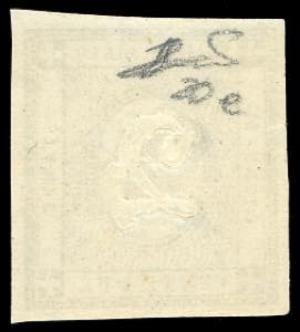 1861 - 2 cent. nero intenso per ... 
